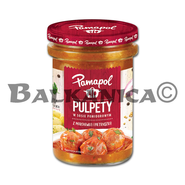 500 G MEATBALLS IN TOMATO SAUCE WITH VEGETABLES PAMAPOL