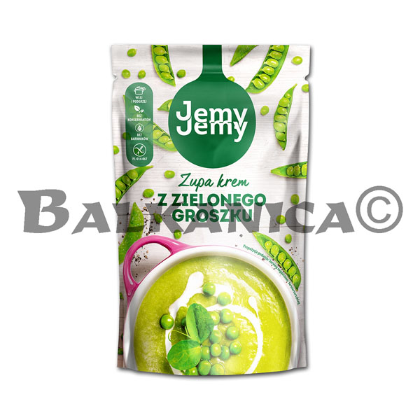 400 G CREAM SOUP WITH GREEN PEAS JEMY JEMY