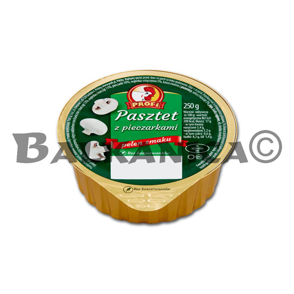 250 G PATE POULTRY WITH CHAMPIGNIONS PROFI