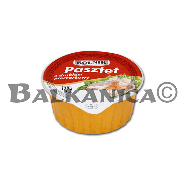 130 G PATE POULTRY WITH MUSHROOMS ROLNIK