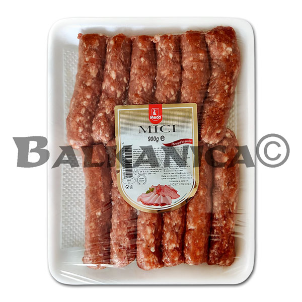 900 G SAUSAGE WITHOUT SKIN (MICI) PORK AND VEAL MEDA