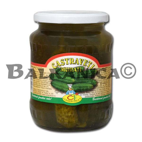 680 G PICKLED CUCUMBERS MARINATED CONSERVFRUCT