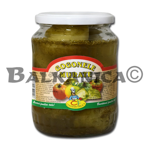 680 G PICKLED GREEN TOMATOES CONSERVFRUCT