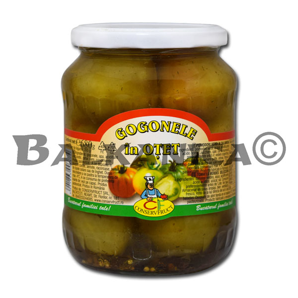 680 G GREEN TOMATOES PICKLED CONSERVFRUCT