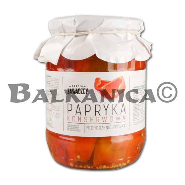 700 G PICKLED RED PEPPERS BRACIA ZAWADZCY