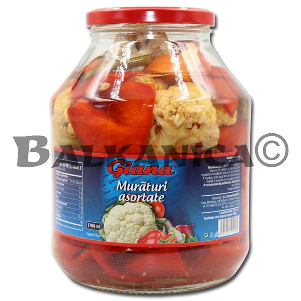 1.65 KG PICKLED VEGETABLES MIXED GIANA
