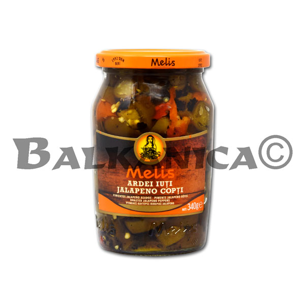 340 G ROASTED PEPPERS JALAPENO MELIS