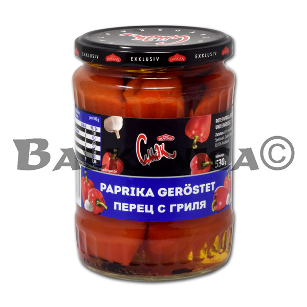 530 G ROASTED RED PEPPERS CMAK DOVGAN