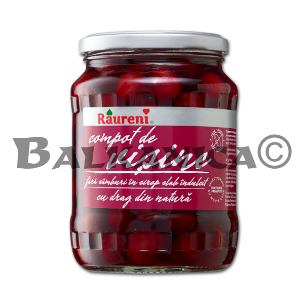 545 G COMPOTE SOUR CHERRY WITHOUT PIT RAURENI