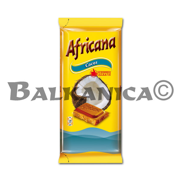 90 G CHOCOLATE WITH COCONUT AFRICANA
