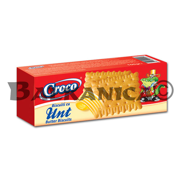 100 G BISCUITS PETIT BEURRE WITH BUTTER CROCO
