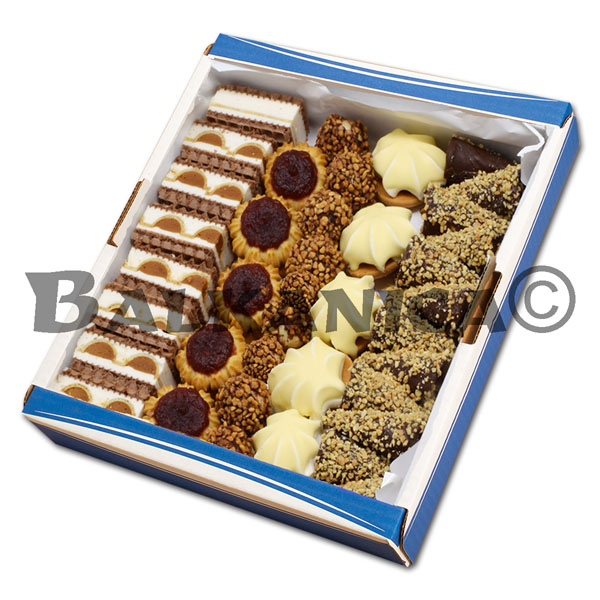 700 G SWEETS MIX SHELLS-SWEETS-CHOCOLATES PRALINE-EDELWEISS-WAFERS JIW
