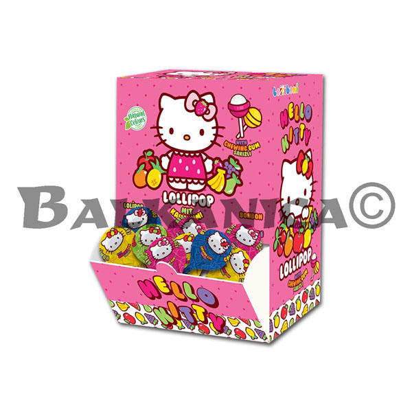 16 G CANDY WITH CHEWING GUM HELLO KITTY LOLLIBONI