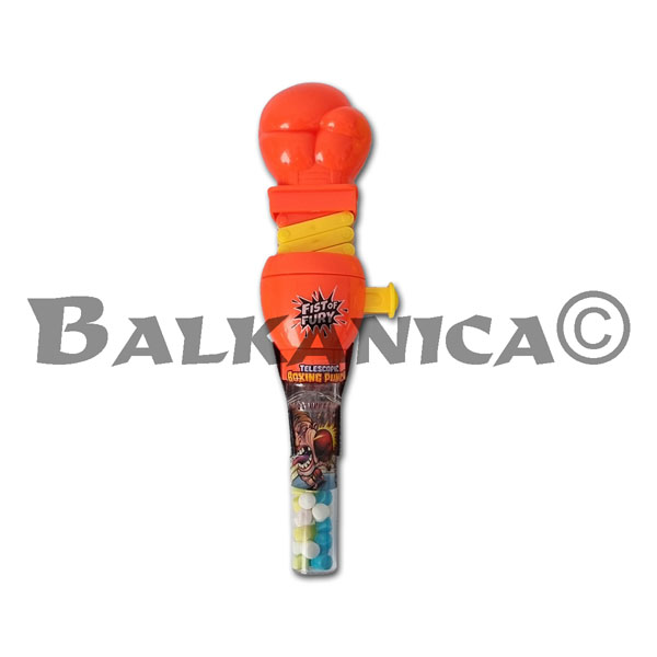 TELESCOPIC BOXING PUNCH WITH CANDIES LOLLIBONI