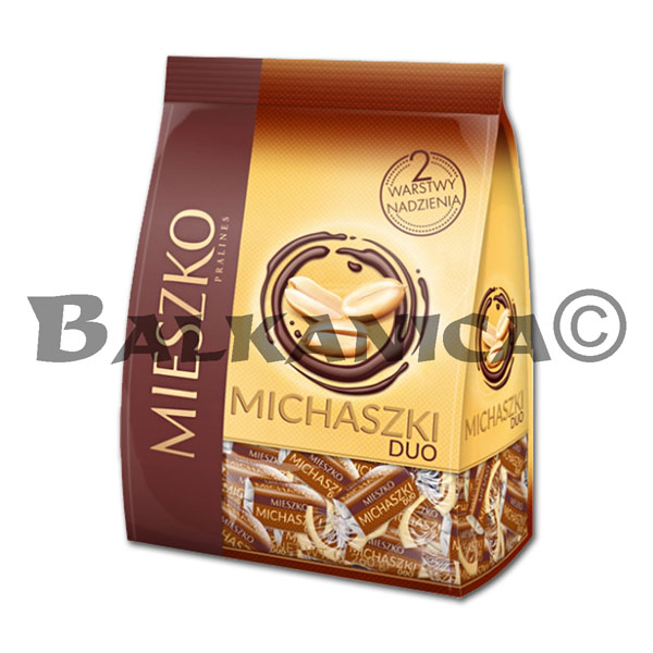 220 G SWEETS WITH PEANUTS IN CHOCOLATE MICHASZKI DUO MIESZKO