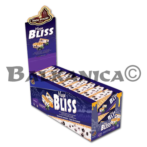 100 G HALVA NOUGAT WITH BLACK CURRANT AND HONEY BLISS PAN FOOD