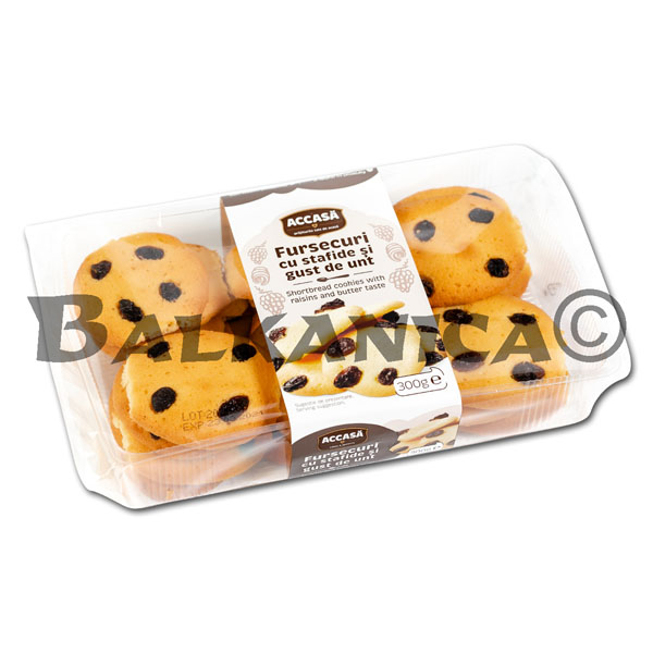 250 G COOKIES RAISINS AND BUTTER FLAVOR ACCASA
