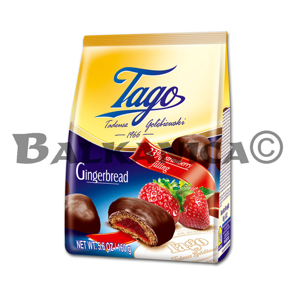 160 G GINGERBREAD WITH STRAWBERRY FILLING TAGO