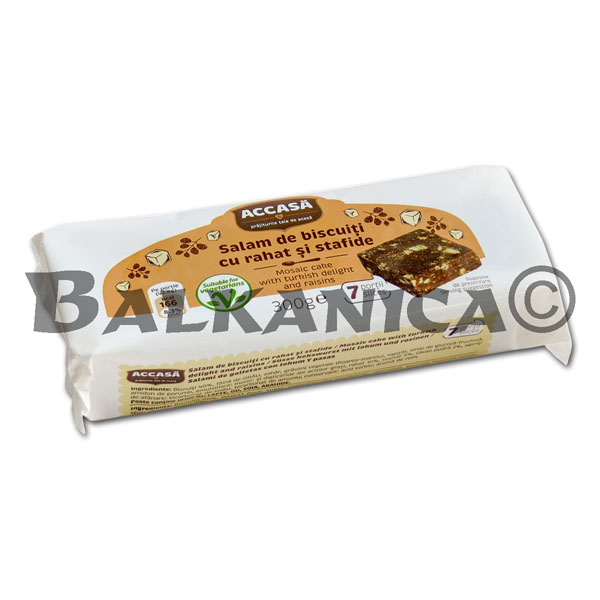 300 G BISCUIT ROLL TURKISH DELIGHT AND RAISINS ACCASA