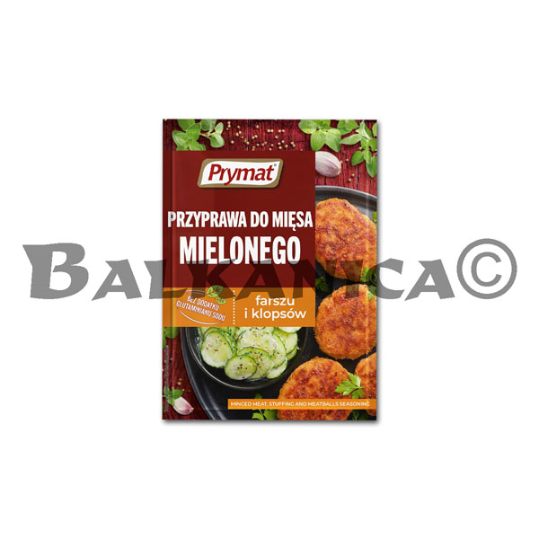 20 G SPICE FOR MINCED MEAT AND MEATBALLS PRYMAT