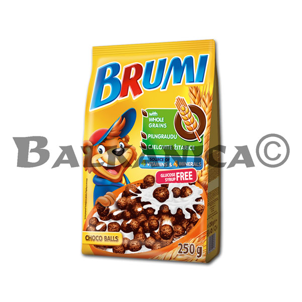 250 G CEREALS WITH CHOCOLATE AND VITAMINS BRUMI