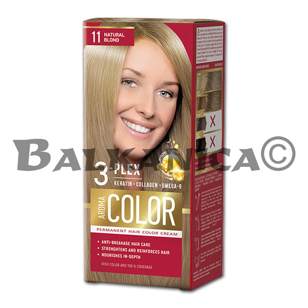 HAIR DYE Nº 11 NATURAL BLOND AROMA COLOR