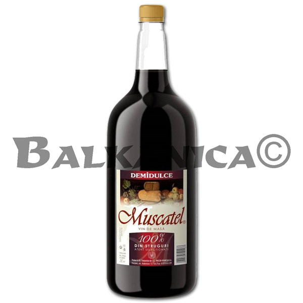 2 L WINE RED SEMISWEET MUSCATEL