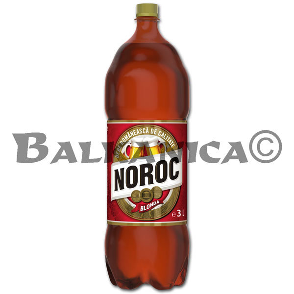 3 L BEER PET NOROC 4.9%-11P