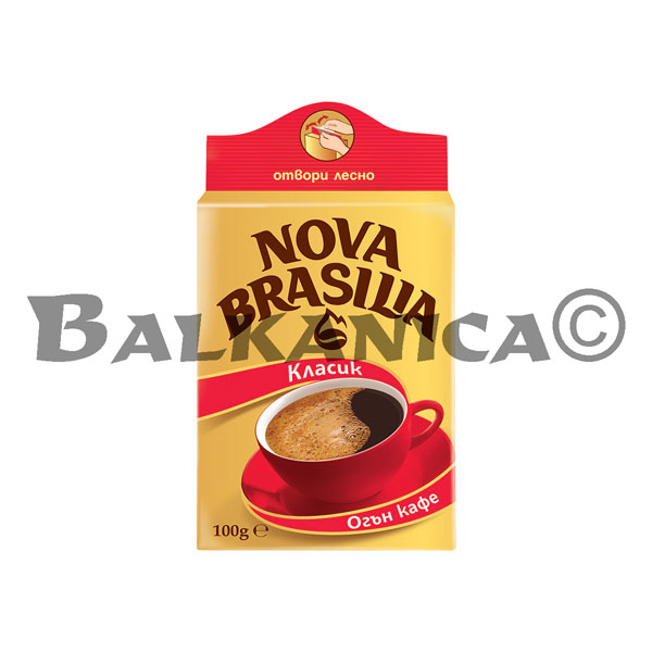 100 G COFFEE GROUND NOVA BRASILIA