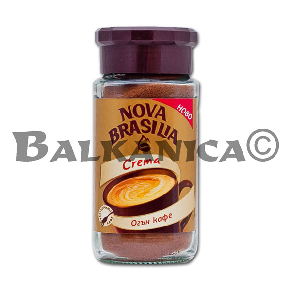 90 G COFFEE SOLUBLE CREMA NOVA BRASILIA