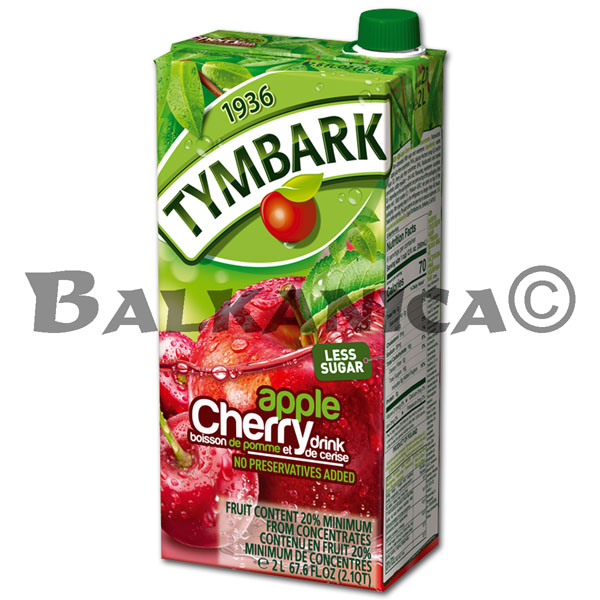 2 L JUICE APPLE AND SOUR CHERRY TYMBARK